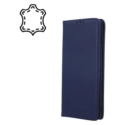 OEM Echtes Leder Smart Pro für Samsung Galaxy A25 5G (global) navy blau