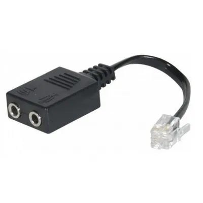 RJ9-Stecker auf 3,5-mm-Klinkenadapter
