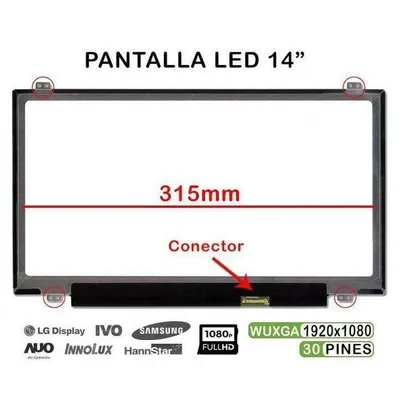 LED-Bildschirm 14" 315mm für Laptop Asus S433 NV140FHM-N62