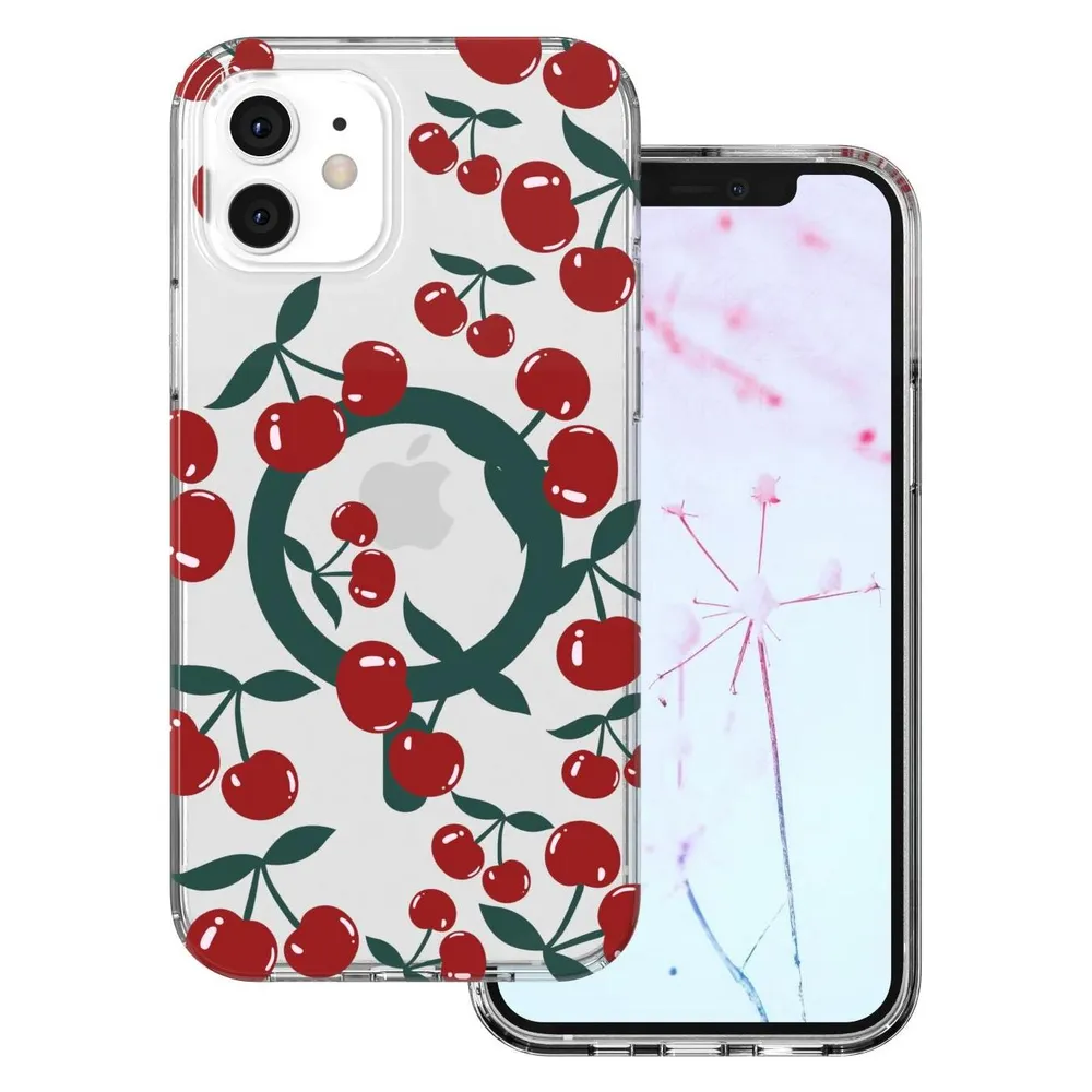 OEM Cherry Mag case for iPhone 12 / 12 Pro 6,1" transparent