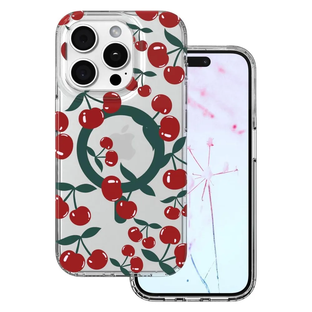 OEM Cherry Mag case for iPhone 15 Pro 6,1" transparent