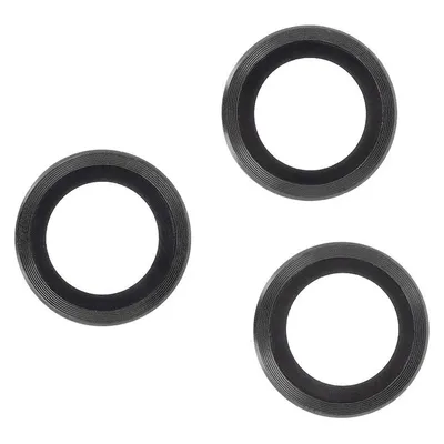 OEM Einzelglasschutz für iPhone 14 / 14 Plus schwarzer Rahmen