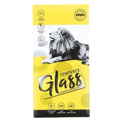 OEM Gehärtetes Glas 9D für Honor X7a schwarzer Rahmen