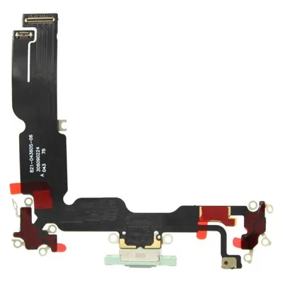 OEM Ladeanschluss Flex für iPhone 15 Plus grün