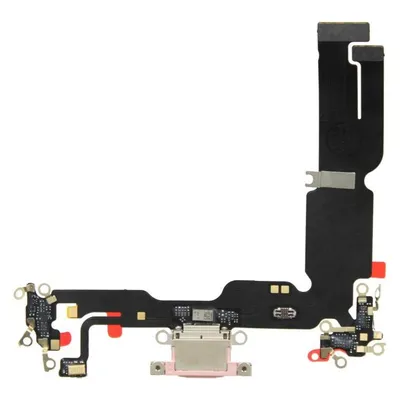 OEM Ladeanschluss Flex für iPhone 15 Plus rosa