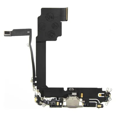 OEM Ladeanschluss Flex für iPhone 15 Pro Max, natürliches titanium