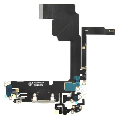 OEM Ladeanschluss Flex für iPhone 15 Pro, weisses titanium