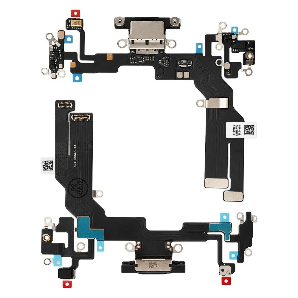 OEM Ladeanschluss-Flexkabel für iPhone 16e, schwarz