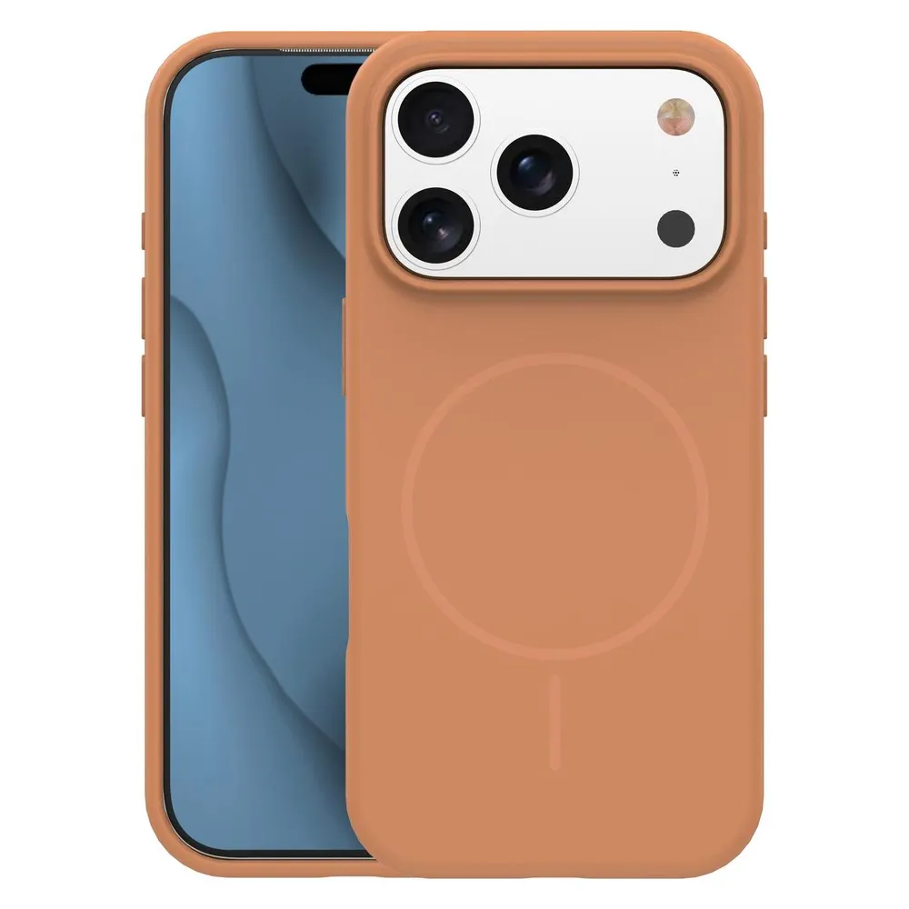OEM Silicone Thin Mag case for iPhone 13 6,1" caramel