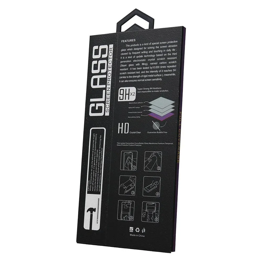 OEM Gehärtetes Glas OG Premium für Xiaomi Redmi Note 13 schwarzer Rahmen