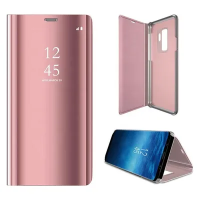 OEM Smart Clear View Case für Samsung Galaxy A35 5G rosa