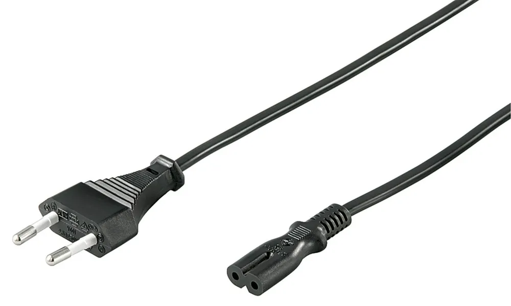 Microconnect PE030718 Stromkabel Schwarz 1,8 m CEE7/16 C7-Koppler