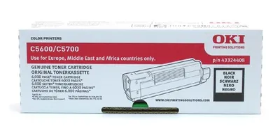 OKI Toner 43324408 schwarz | 43324408 |