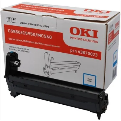 Original OKI Cyan Bildtrommel für C5850/5950 und MC560 Laserdrucker