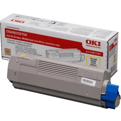 OKI 43872305 Original Gelb Tonerpatrone 2000 Seiten