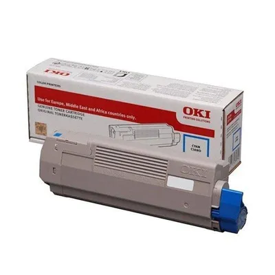 Original Oki Toner Cartucho Cian für Drucker C332dn