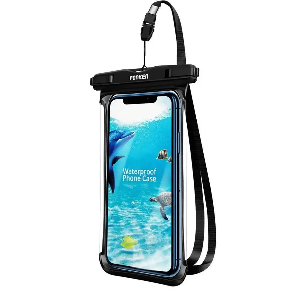 OLi Handyhülle Wasserdichte Hülle für Telefon Unterwasser Schnee Regenwald Transparen