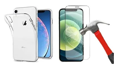 OLi Schutzfolie Transparent Schutzhülle +Schutzglas für iPhone X/XS Hülle Klar Weiche, (Spar-Set, 2-St), Panzer Glas & Cover Case, Displayschutz / TPU Silikon