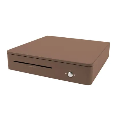 Kassenschublade Olympia M405 Metall Braun 4 Scheinfächer 8 Münzfächer Elektronisch