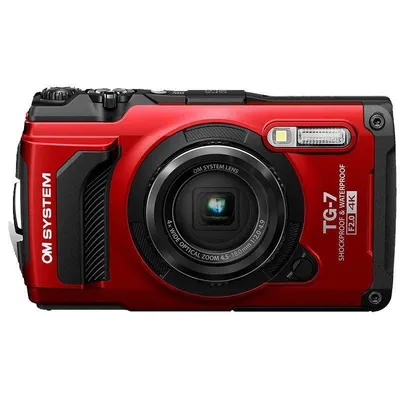 Kompaktkamera Olympus Tough TG-7 12.7MP Zoom 4x WiFi Stoßfest Rot