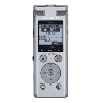 Diktiergerät Olympus DM-720 4 GB Stereo-Aufnahme USB externes Mikrofon