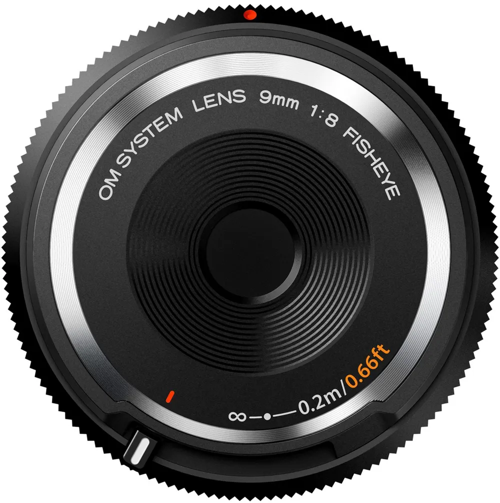 OM System Body Cap Lens 9mm f8,0 schwarz