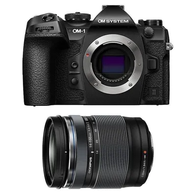 Spiegellose Kamera OM SYSTEM OM-1 Mark II 50MP 14-150mm Stabilisierung IP53
