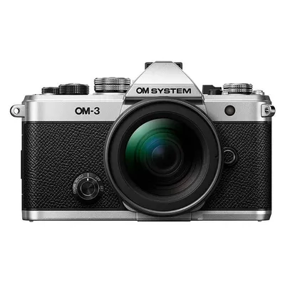Kamera Mirrorless OM System OM-3 20.4MP 12-45mm WiFi Bluetooth Staubschutz
