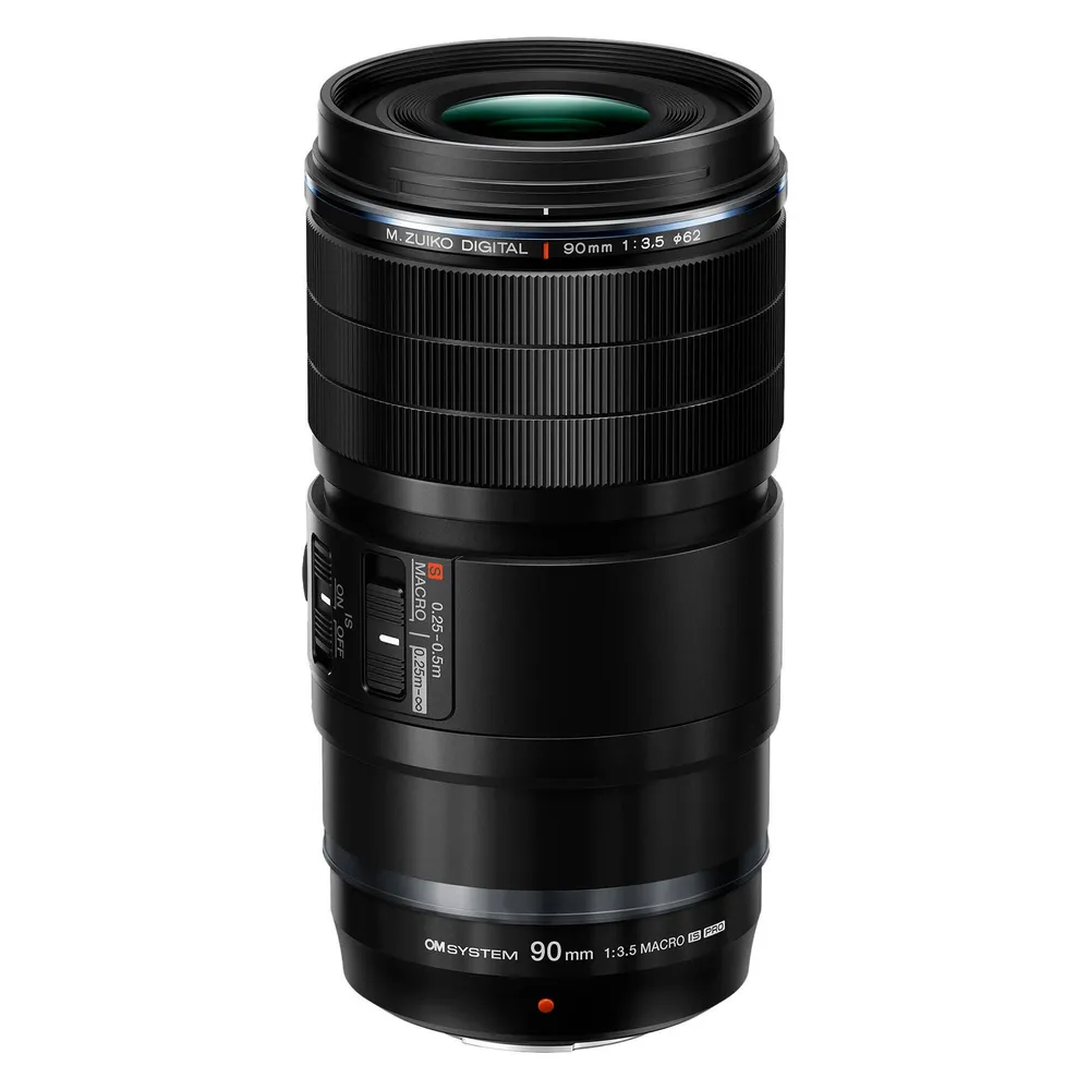 Objektiv OM SYSTEM M.Zuiko Digital ED 90mm F3.5 IS PRO 90 mm Bildstabilisierung MFT-Bajonett