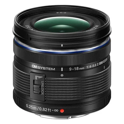 Objektiv OM SYSTEM M.ZUIKO ED 9-18 mm f/4-5.6 II Micro Four Thirds