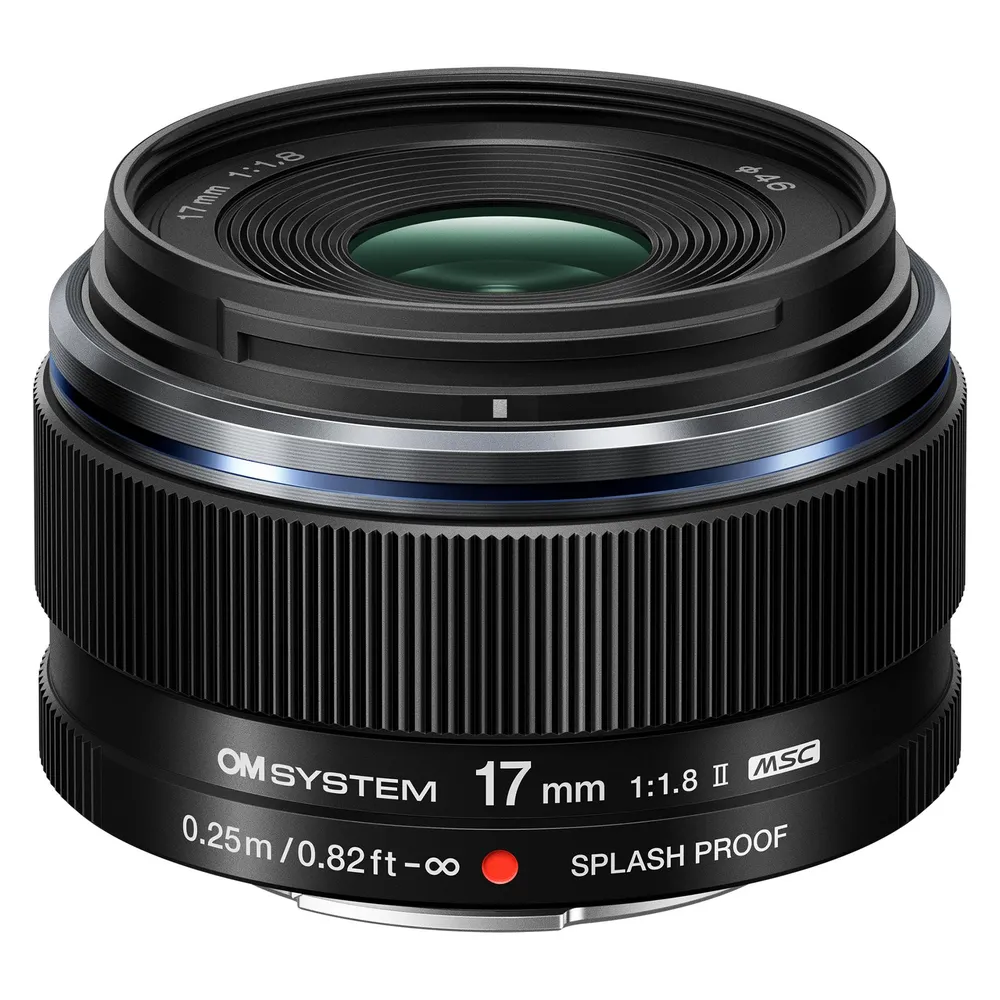 Objektiv OM SYSTEM M.Zuiko Digital ED 17mm F1.8 II Olympus OM Mount Schwarz