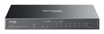 Switch TP-Link Omada ES210GP 10 Port Gigabit Managed PoE+ Rack DIN Rail