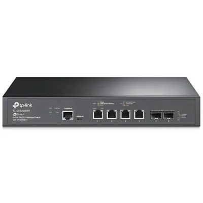 TP-Link Omada TL-SX3206HPP Managed Switch/WiFi 6/6 Ports/RJ-45 10GE/PoE++