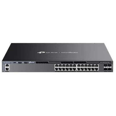 TP-Link Omada SG6428XHP Managed Switch L3 Gigabit 10G 24 Ports + 4 SFP+ PoE