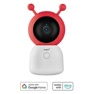 omajin Baby Camera - Kabellose WLAN Babykamera - Weiß