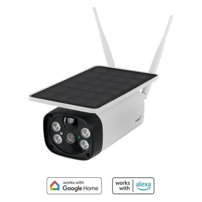 omajin Solar Camera - WLAN Solarkamera - Weiß