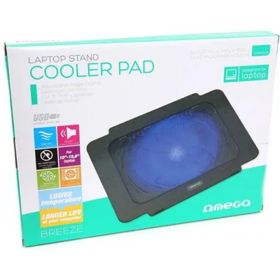 Omega Breeze 14" Kühlpad für Laptop Weiß 14cm Lüfter USB-Hub