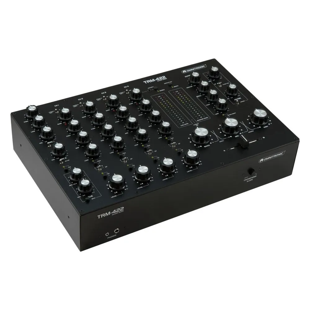 Omnitronic TRM-422 4-Kanal Rotary-Mixer
