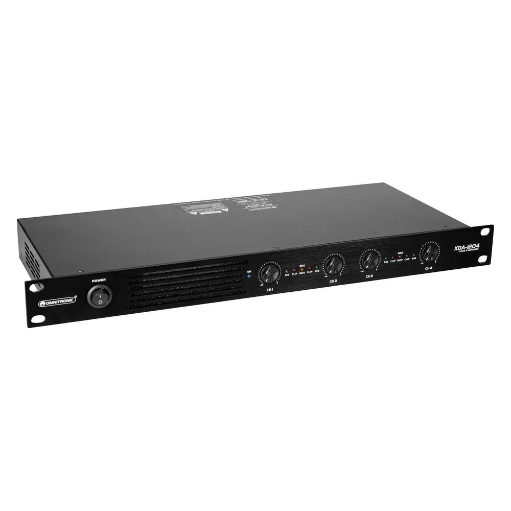 Omnitronic XDA-1204 4-Kanal Class-D-Verstärker