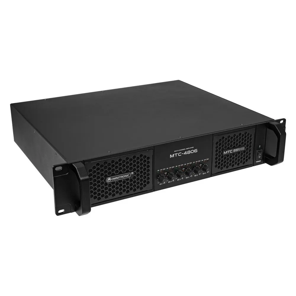 Omnitronic MTC-4806 6-Kanal Endstufe