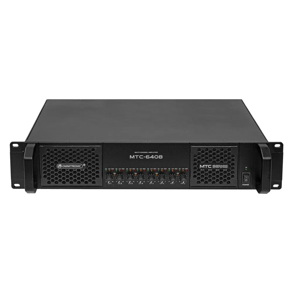 Omnitronic MTC-6408 8-Kanal Endstufe