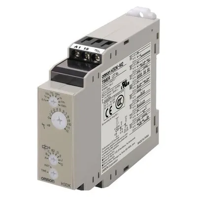 Omron Industrial Automation Zeitrelais H3DK-M2 AC/DC24-240 8 Zeitfunktionen 0,1s..1200h 2 W