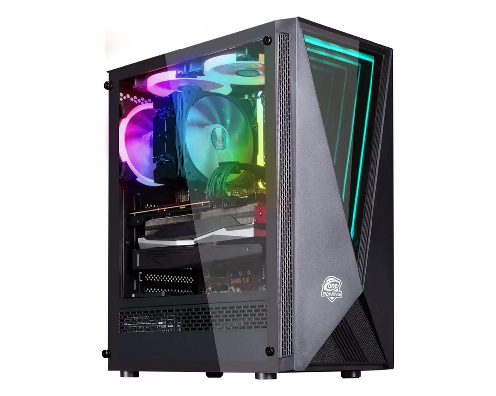 ONE GAMING Entry Gaming PC AO052 Gaming-PC (AMD Ryzen 5 5600GT, Keine Grafikkarte, 16 GB RAM, 1000 GB SSD, Luftkühlung)