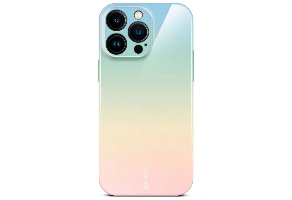 ONEFLOW Handyhülle für iPhone 16 Pro Max Splash Cover Bunt Regenbogen 6,9 Zoll, Hülle mit Design Muster Designer Case Kameraschutz Handy Schutzhülle