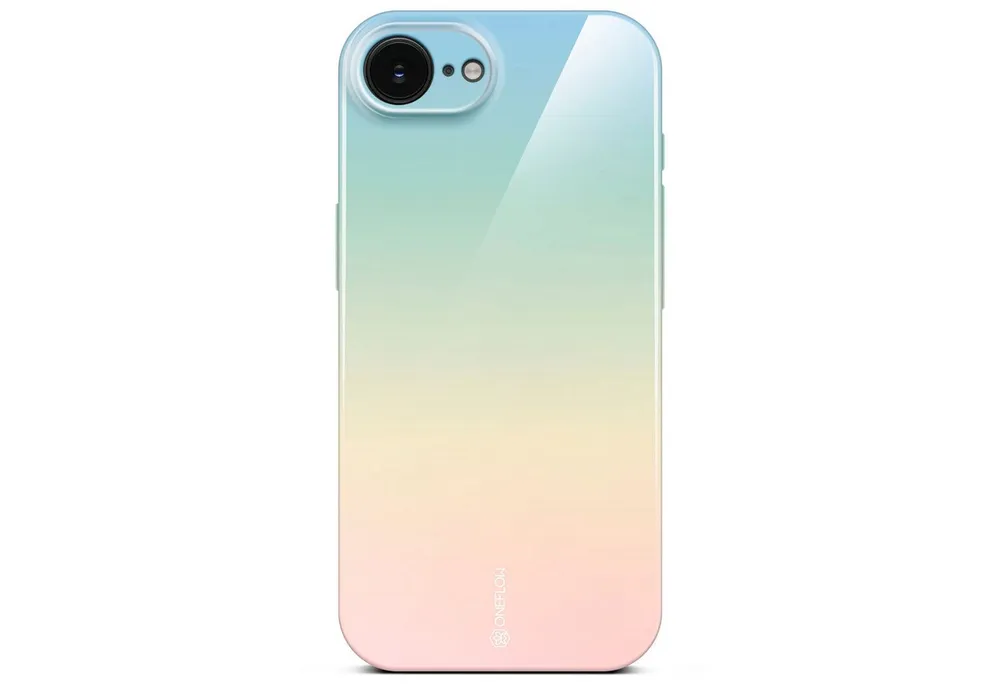 ONEFLOW Handyhülle für iPhone 16e Splash Cover Bunt Regenbogen 6,1 Zoll, Hülle mit Design Muster Designer Case Kameraschutz Handy Schutzhülle