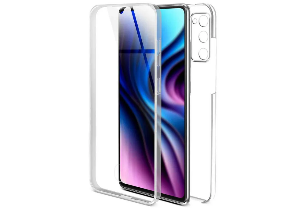 ONEFLOW Handyhülle für Samsung Galaxy S20 FE 5G Hülle Komplett Schutz Touch Case 6,5 Zoll, 360 Grad Schutzhülle Transparent Rundumschutz Durchsichtig Beidseitig