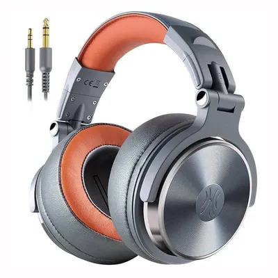 Kopfhörer OneOdio Pro 50 Grau Dual Jack 3.5 und 6.35 mm Anschluss