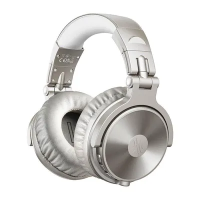 OneOdio Pro C kabellose Bluetooth 5.2 Kopfhörer faltbar mit Mikrofon Silber