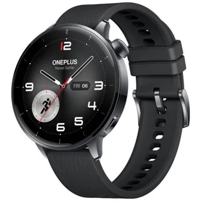 OnePlus Watch 3 Bluetooth GPS NFC 43mm AMOLED Schwarz M 5ATM+IP68 Wasserdicht SpO2