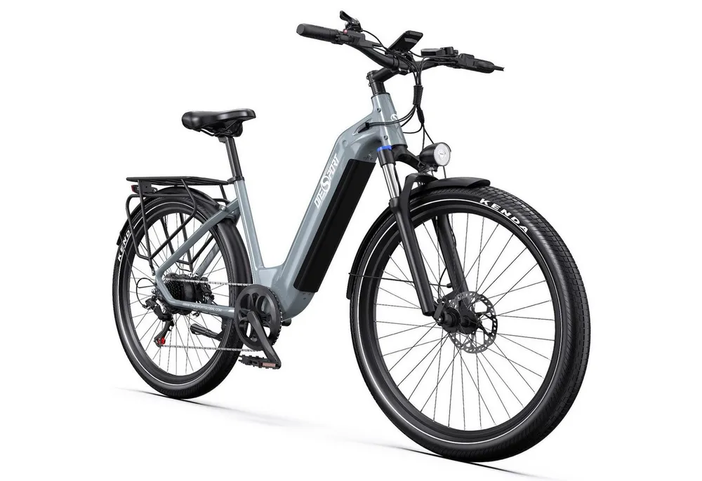 Onesport E-Bike Cityrad e bike für herren 28 zoll 18.2AH 36V 655WH damen 120km E-MBT, 7 Gang SHIMANO, Heckmotor, 655,2 Wh, e bike für damen herren 28 zoll Cityrad 7 Gang Shimano hydraulischen